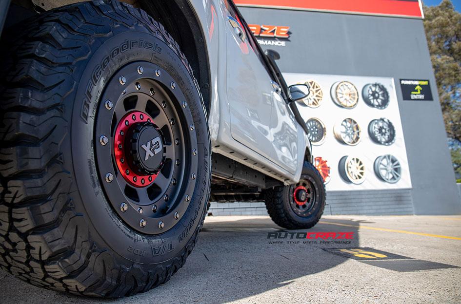 TOYOTA HILUX 4WD FMJ XD SATIN BLACK WITH DARK TINT